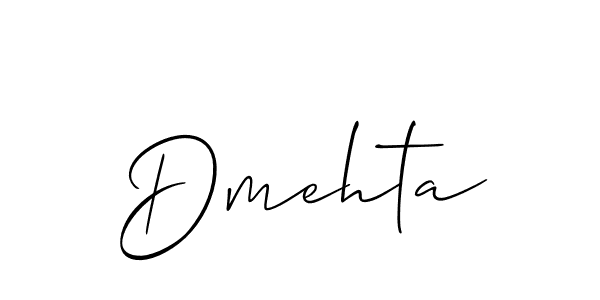 Make a beautiful signature design for name Dmehta. With this signature (Allison_Script) style, you can create a handwritten signature for free. Dmehta signature style 2 images and pictures png