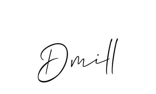 You should practise on your own different ways (Allison_Script) to write your name (Dmill) in signature. don't let someone else do it for you. Dmill signature style 2 images and pictures png
