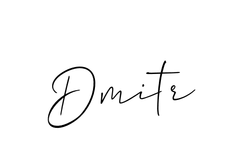 Create a beautiful signature design for name Dmitr. With this signature (Allison_Script) fonts, you can make a handwritten signature for free. Dmitr signature style 2 images and pictures png