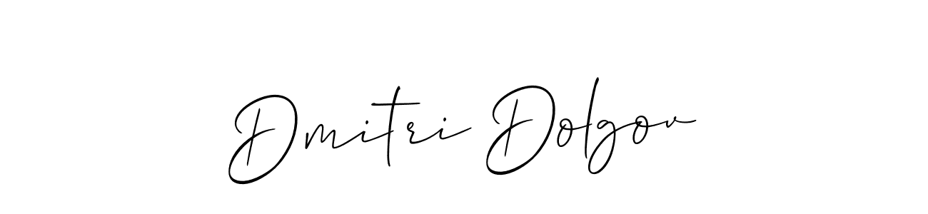 Design your own signature with our free online signature maker. With this signature software, you can create a handwritten (Allison_Script) signature for name Dmitri Dolgov. Dmitri Dolgov signature style 2 images and pictures png
