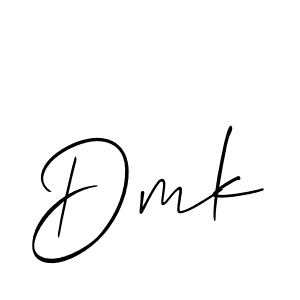 Best and Professional Signature Style for Dmk. Allison_Script Best Signature Style Collection. Dmk signature style 2 images and pictures png