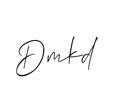 Make a beautiful signature design for name Dmkd. With this signature (Allison_Script) style, you can create a handwritten signature for free. Dmkd signature style 2 images and pictures png