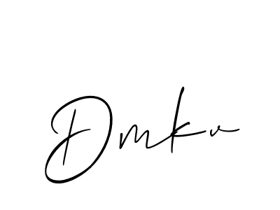 It looks lik you need a new signature style for name Dmkv. Design unique handwritten (Allison_Script) signature with our free signature maker in just a few clicks. Dmkv signature style 2 images and pictures png