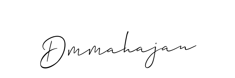 Make a beautiful signature design for name Dmmahajan. With this signature (Allison_Script) style, you can create a handwritten signature for free. Dmmahajan signature style 2 images and pictures png