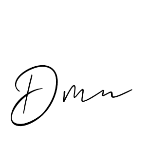 Also we have Dmn name is the best signature style. Create professional handwritten signature collection using Allison_Script autograph style. Dmn signature style 2 images and pictures png