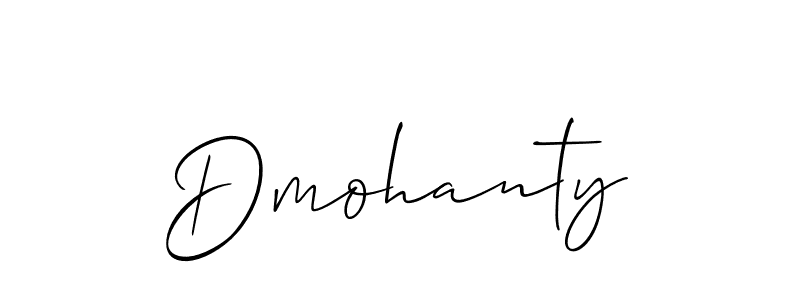 Create a beautiful signature design for name Dmohanty. With this signature (Allison_Script) fonts, you can make a handwritten signature for free. Dmohanty signature style 2 images and pictures png