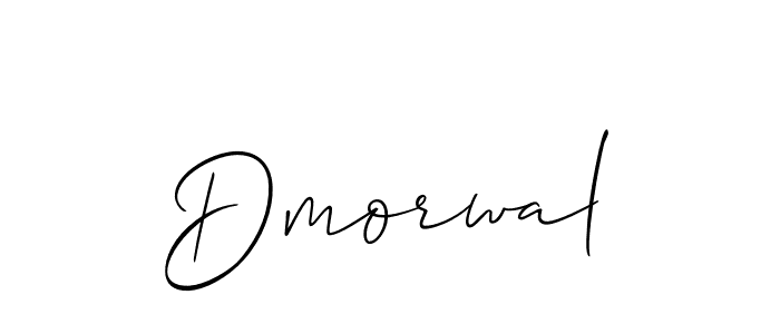 It looks lik you need a new signature style for name Dmorwal. Design unique handwritten (Allison_Script) signature with our free signature maker in just a few clicks. Dmorwal signature style 2 images and pictures png