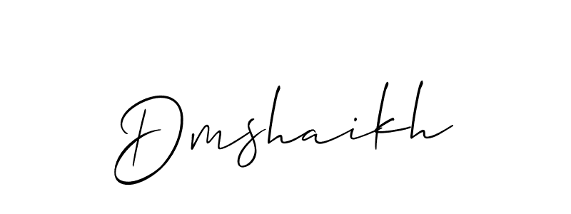 Make a beautiful signature design for name Dmshaikh. Use this online signature maker to create a handwritten signature for free. Dmshaikh signature style 2 images and pictures png