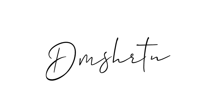 How to Draw Dmshrtn signature style? Allison_Script is a latest design signature styles for name Dmshrtn. Dmshrtn signature style 2 images and pictures png