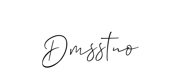 The best way (Allison_Script) to make a short signature is to pick only two or three words in your name. The name Dmsstno include a total of six letters. For converting this name. Dmsstno signature style 2 images and pictures png