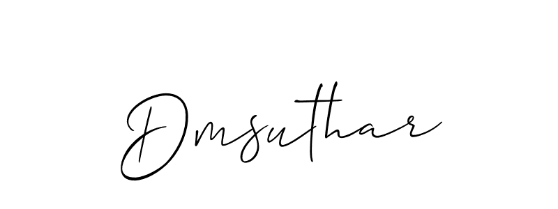 Dmsuthar stylish signature style. Best Handwritten Sign (Allison_Script) for my name. Handwritten Signature Collection Ideas for my name Dmsuthar. Dmsuthar signature style 2 images and pictures png