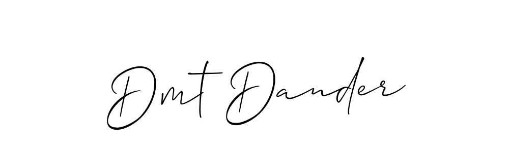Design your own signature with our free online signature maker. With this signature software, you can create a handwritten (Allison_Script) signature for name Dmt Dander. Dmt Dander signature style 2 images and pictures png