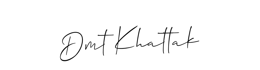 Once you've used our free online signature maker to create your best signature Allison_Script style, it's time to enjoy all of the benefits that Dmt Khattak name signing documents. Dmt Khattak signature style 2 images and pictures png