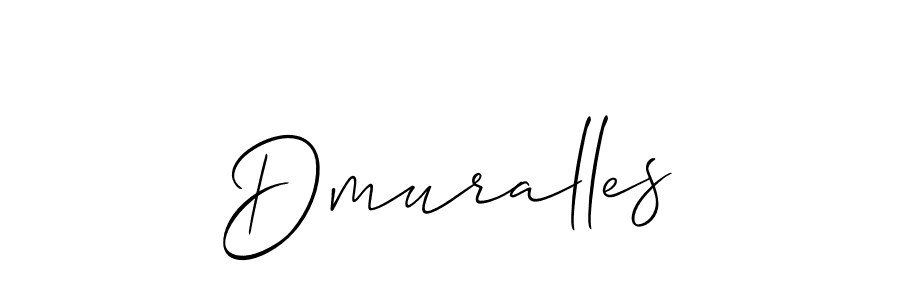 It looks lik you need a new signature style for name Dmuralles. Design unique handwritten (Allison_Script) signature with our free signature maker in just a few clicks. Dmuralles signature style 2 images and pictures png