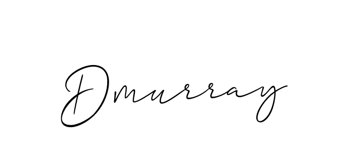 It looks lik you need a new signature style for name Dmurray. Design unique handwritten (Allison_Script) signature with our free signature maker in just a few clicks. Dmurray signature style 2 images and pictures png