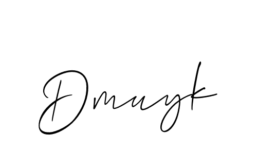How to Draw Dmuyk signature style? Allison_Script is a latest design signature styles for name Dmuyk. Dmuyk signature style 2 images and pictures png