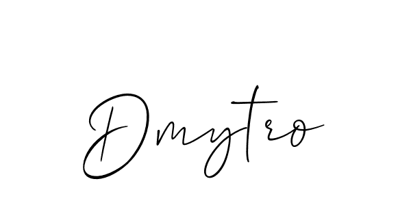 Also we have Dmytro name is the best signature style. Create professional handwritten signature collection using Allison_Script autograph style. Dmytro signature style 2 images and pictures png