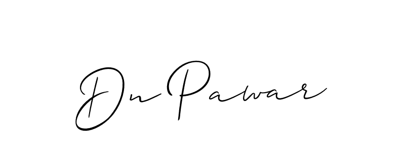 Also we have Dn Pawar name is the best signature style. Create professional handwritten signature collection using Allison_Script autograph style. Dn Pawar signature style 2 images and pictures png