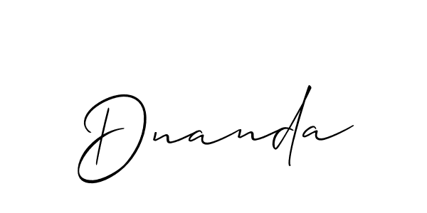How to make Dnanda name signature. Use Allison_Script style for creating short signs online. This is the latest handwritten sign. Dnanda signature style 2 images and pictures png