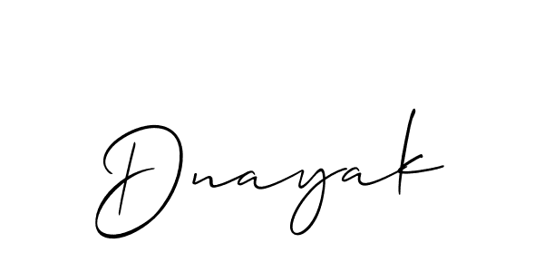 Dnayak stylish signature style. Best Handwritten Sign (Allison_Script) for my name. Handwritten Signature Collection Ideas for my name Dnayak. Dnayak signature style 2 images and pictures png