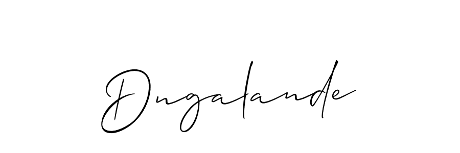 Dngalande stylish signature style. Best Handwritten Sign (Allison_Script) for my name. Handwritten Signature Collection Ideas for my name Dngalande. Dngalande signature style 2 images and pictures png