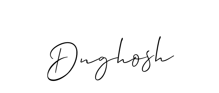 Once you've used our free online signature maker to create your best signature Allison_Script style, it's time to enjoy all of the benefits that Dnghosh name signing documents. Dnghosh signature style 2 images and pictures png