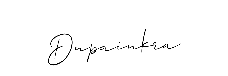 Also we have Dnpainkra name is the best signature style. Create professional handwritten signature collection using Allison_Script autograph style. Dnpainkra signature style 2 images and pictures png