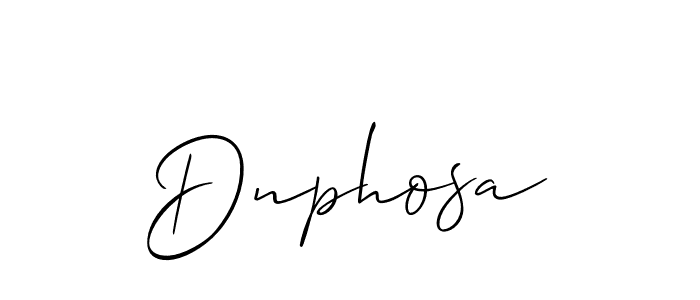 The best way (Allison_Script) to make a short signature is to pick only two or three words in your name. The name Dnphosa include a total of six letters. For converting this name. Dnphosa signature style 2 images and pictures png