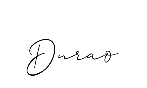Allison_Script is a professional signature style that is perfect for those who want to add a touch of class to their signature. It is also a great choice for those who want to make their signature more unique. Get Dnrao name to fancy signature for free. Dnrao signature style 2 images and pictures png