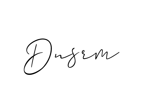 How to make Dnsrm name signature. Use Allison_Script style for creating short signs online. This is the latest handwritten sign. Dnsrm signature style 2 images and pictures png