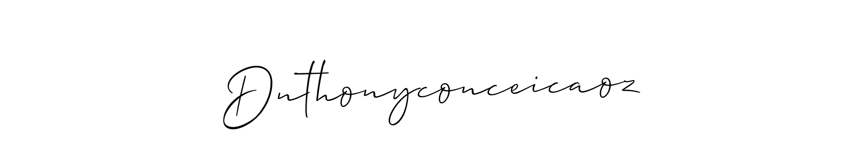 Dnthonyconceicaoz stylish signature style. Best Handwritten Sign (Allison_Script) for my name. Handwritten Signature Collection Ideas for my name Dnthonyconceicaoz. Dnthonyconceicaoz signature style 2 images and pictures png