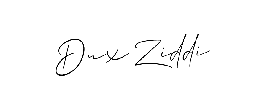 You should practise on your own different ways (Allison_Script) to write your name (Dnx Ziddi) in signature. don't let someone else do it for you. Dnx Ziddi signature style 2 images and pictures png