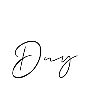 How to Draw Dny signature style? Allison_Script is a latest design signature styles for name Dny. Dny signature style 2 images and pictures png