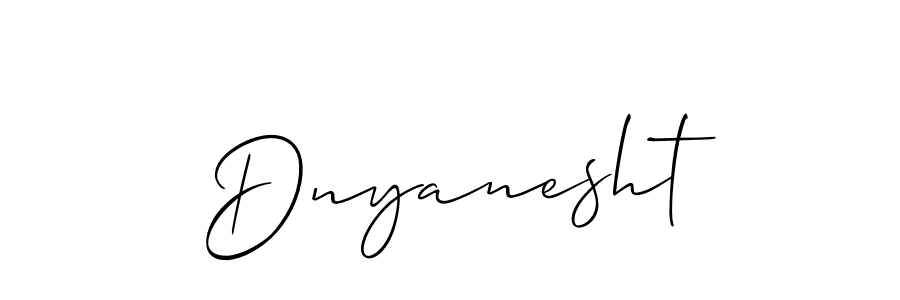 How to Draw Dnyanesht signature style? Allison_Script is a latest design signature styles for name Dnyanesht. Dnyanesht signature style 2 images and pictures png