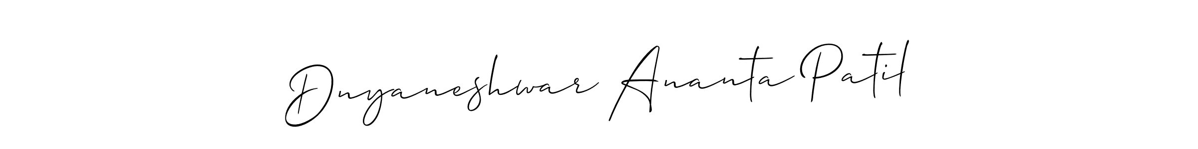 Allison_Script is a professional signature style that is perfect for those who want to add a touch of class to their signature. It is also a great choice for those who want to make their signature more unique. Get Dnyaneshwar Ananta Patil name to fancy signature for free. Dnyaneshwar Ananta Patil signature style 2 images and pictures png