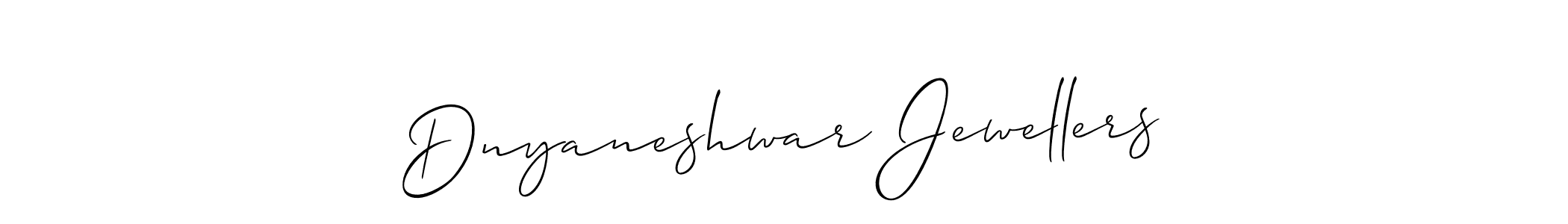 Design your own signature with our free online signature maker. With this signature software, you can create a handwritten (Allison_Script) signature for name Dnyaneshwar Jewellers. Dnyaneshwar Jewellers signature style 2 images and pictures png