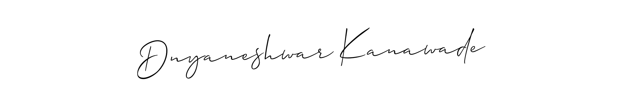 It looks lik you need a new signature style for name Dnyaneshwar Kanawade. Design unique handwritten (Allison_Script) signature with our free signature maker in just a few clicks. Dnyaneshwar Kanawade signature style 2 images and pictures png