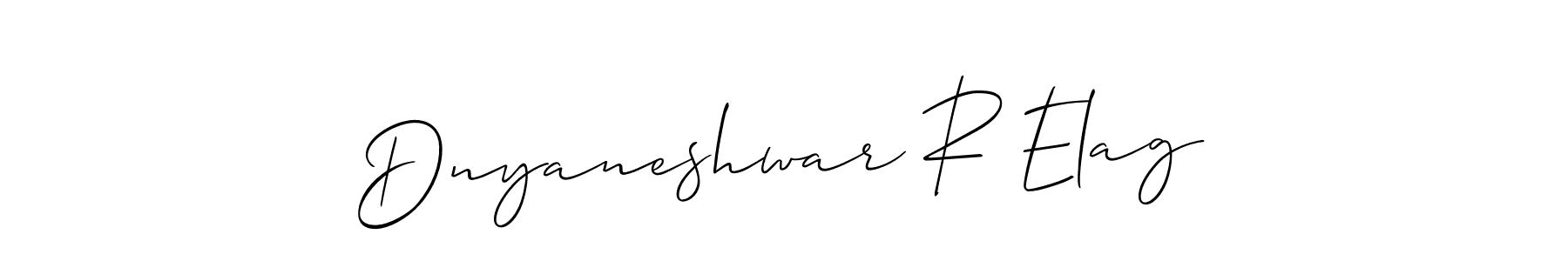 You can use this online signature creator to create a handwritten signature for the name Dnyaneshwar R Elag. This is the best online autograph maker. Dnyaneshwar R Elag signature style 2 images and pictures png