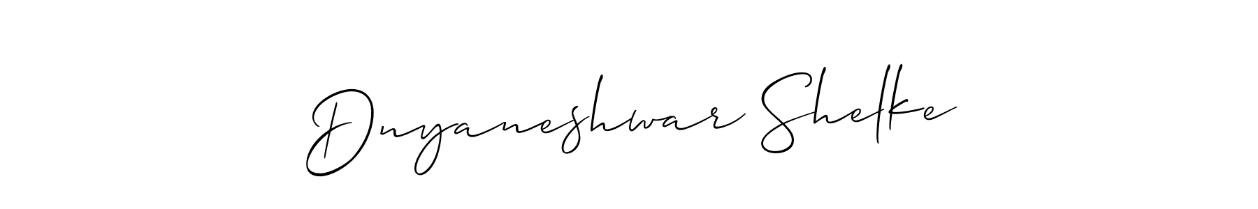 Also You can easily find your signature by using the search form. We will create Dnyaneshwar Shelke name handwritten signature images for you free of cost using Allison_Script sign style. Dnyaneshwar Shelke signature style 2 images and pictures png