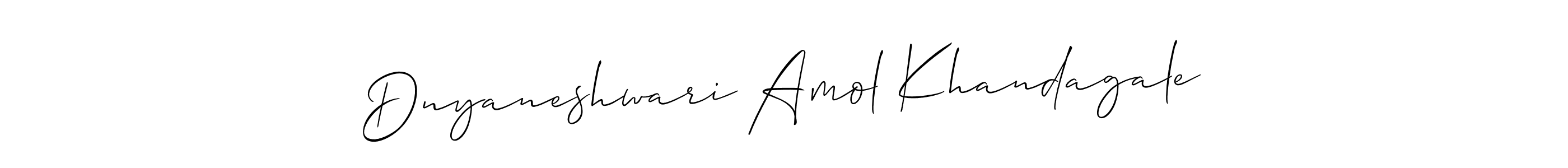 You should practise on your own different ways (Allison_Script) to write your name (Dnyaneshwari Amol Khandagale) in signature. don't let someone else do it for you. Dnyaneshwari Amol Khandagale signature style 2 images and pictures png