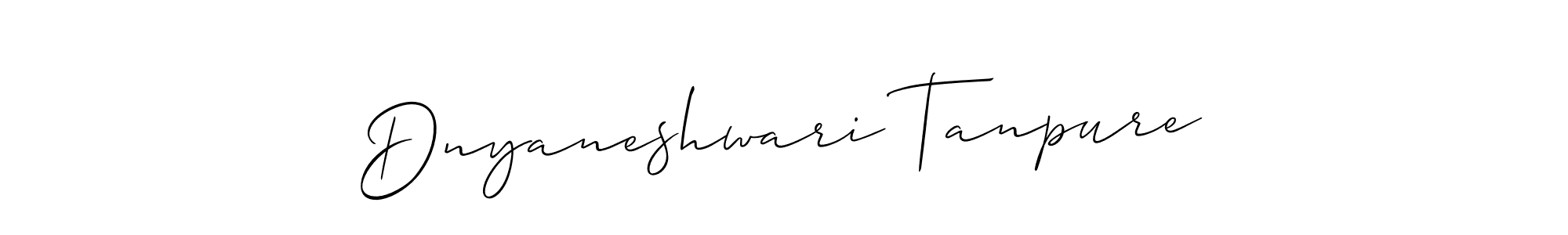 How to Draw Dnyaneshwari Tanpure signature style? Allison_Script is a latest design signature styles for name Dnyaneshwari Tanpure. Dnyaneshwari Tanpure signature style 2 images and pictures png