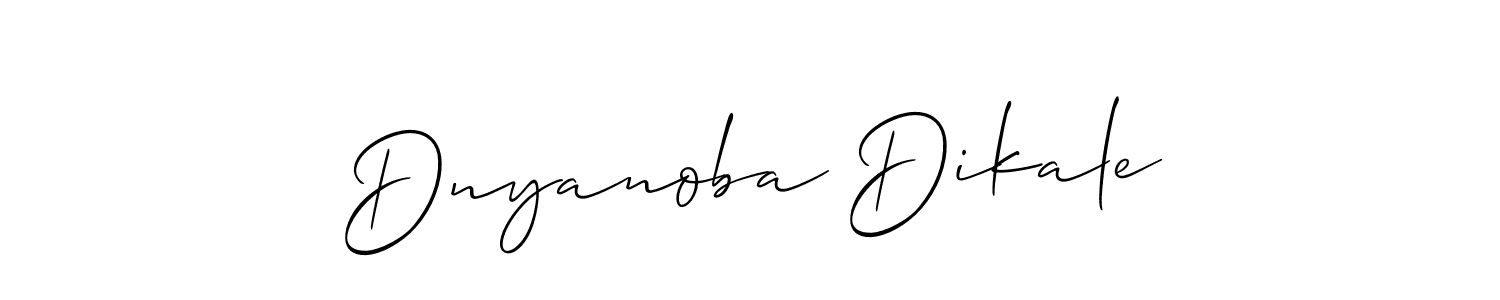 Make a short Dnyanoba Dikale signature style. Manage your documents anywhere anytime using Allison_Script. Create and add eSignatures, submit forms, share and send files easily. Dnyanoba Dikale signature style 2 images and pictures png