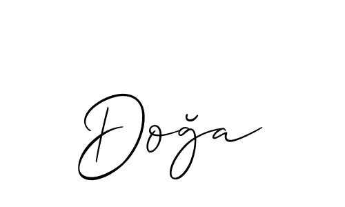 Doğa stylish signature style. Best Handwritten Sign (Allison_Script) for my name. Handwritten Signature Collection Ideas for my name Doğa. Doğa signature style 2 images and pictures png