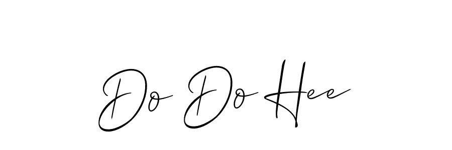 Also You can easily find your signature by using the search form. We will create Do Do Hee name handwritten signature images for you free of cost using Allison_Script sign style. Do Do Hee signature style 2 images and pictures png