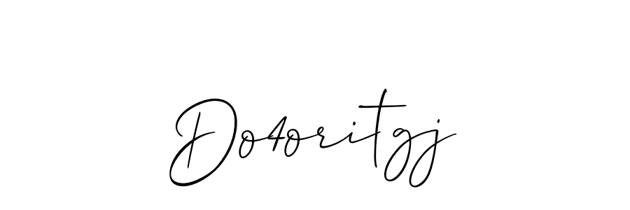 How to make Do4oritgj name signature. Use Allison_Script style for creating short signs online. This is the latest handwritten sign. Do4oritgj signature style 2 images and pictures png