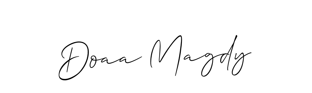 Once you've used our free online signature maker to create your best signature Allison_Script style, it's time to enjoy all of the benefits that Doaa Magdy name signing documents. Doaa Magdy signature style 2 images and pictures png