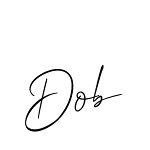 How to Draw Dob signature style? Allison_Script is a latest design signature styles for name Dob. Dob signature style 2 images and pictures png