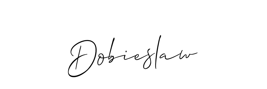 Also You can easily find your signature by using the search form. We will create Dobieslaw name handwritten signature images for you free of cost using Allison_Script sign style. Dobieslaw signature style 2 images and pictures png