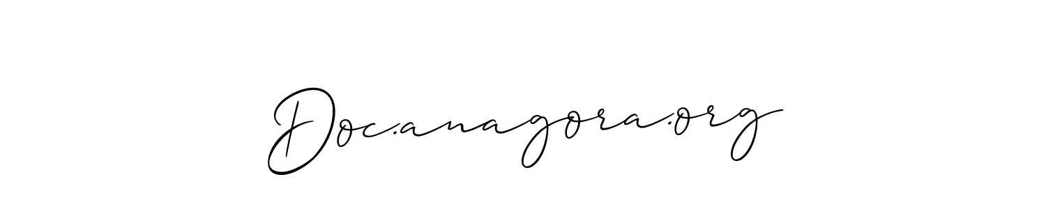 You can use this online signature creator to create a handwritten signature for the name Doc.anagora.org. This is the best online autograph maker. Doc.anagora.org signature style 2 images and pictures png