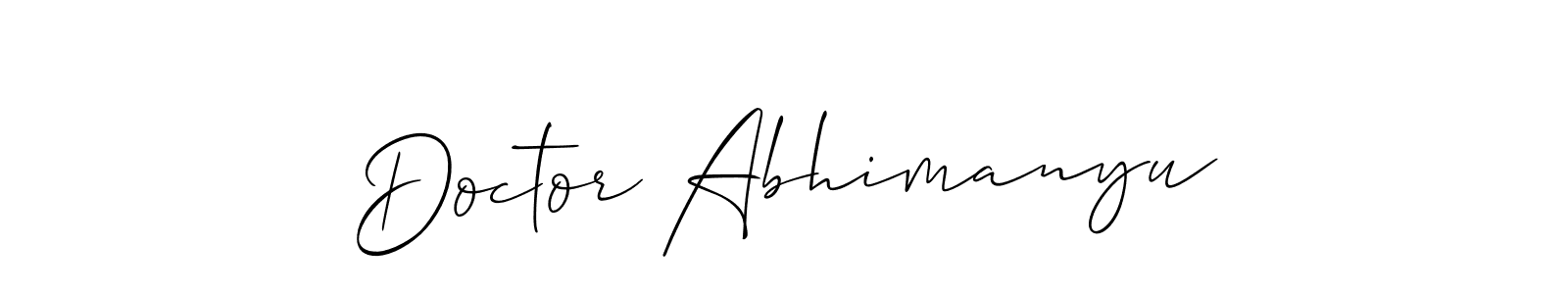 This is the best signature style for the Doctor Abhimanyu name. Also you like these signature font (Allison_Script). Mix name signature. Doctor Abhimanyu signature style 2 images and pictures png